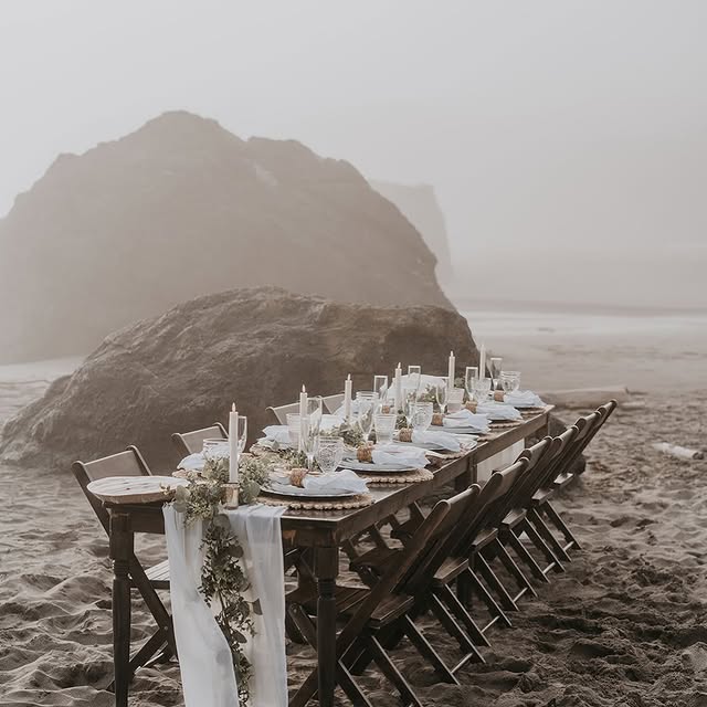 Every picnic on the coast is magical 😍 Our 2025 calendar is filling up so reach out to secure your elopement 