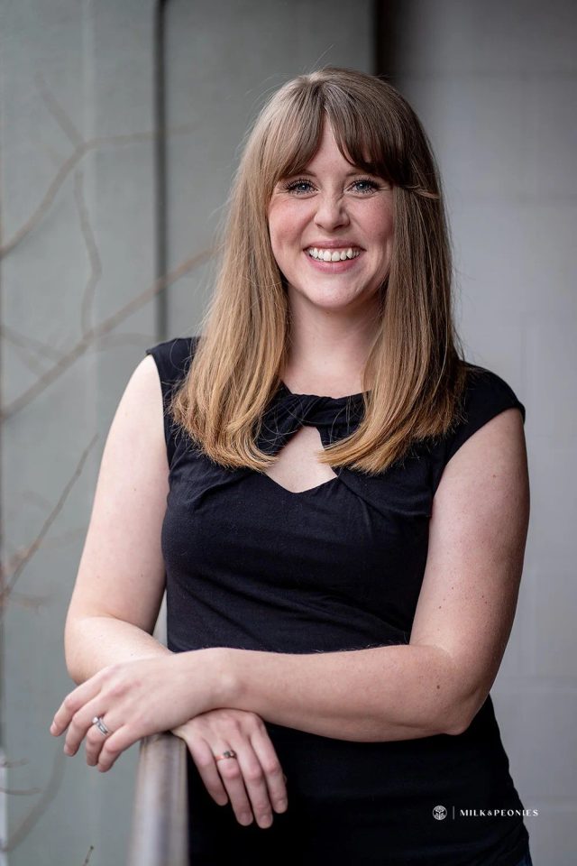 Portrait of Courtney Sapp.